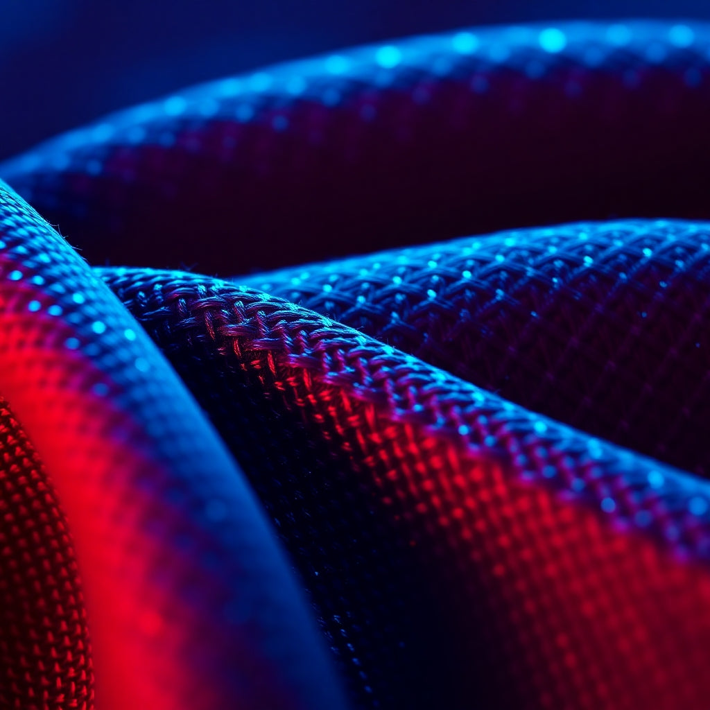 Close up image of fabric