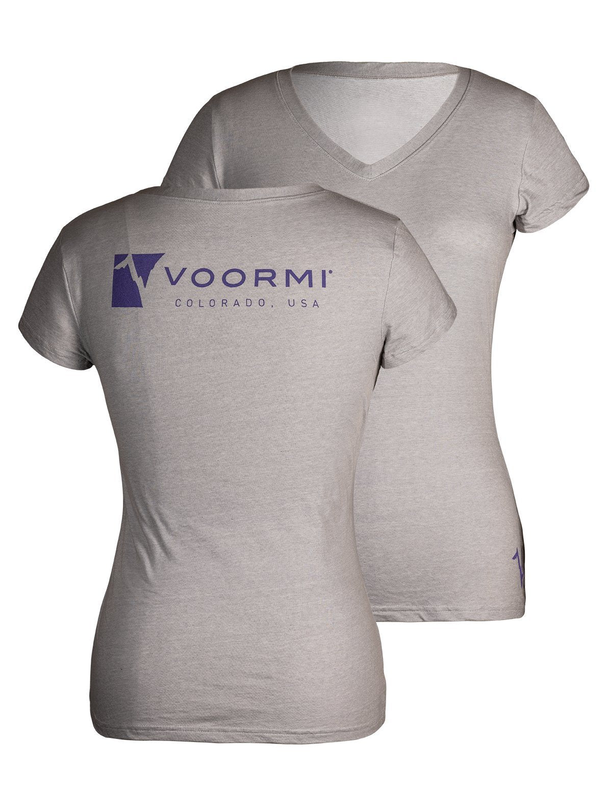 WOMEN'S V-NECK LOGO TEE