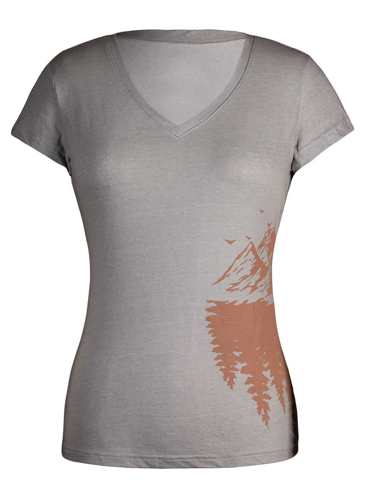 WOMEN'S REFLECTION V-NECK GRAPHIC TEE
