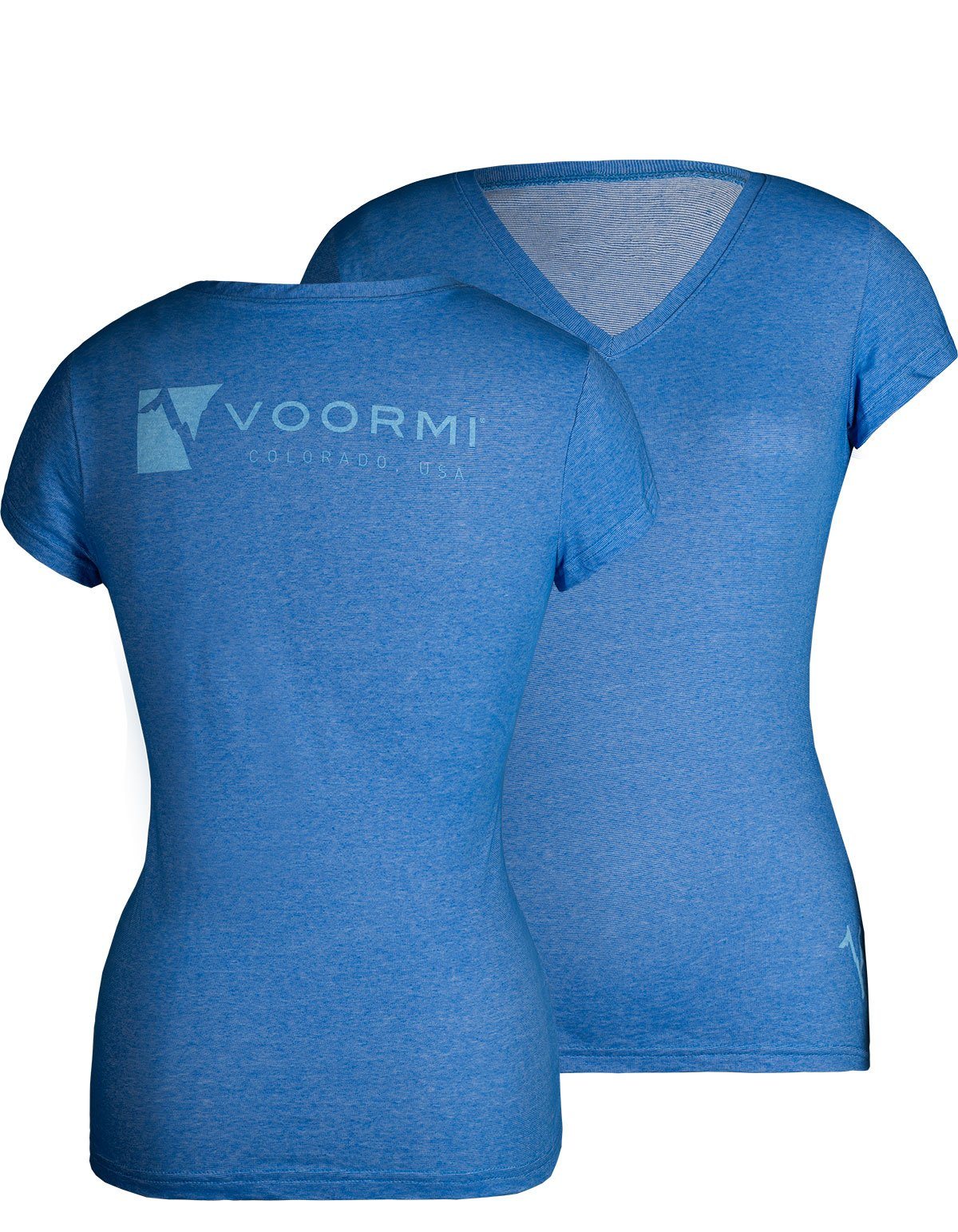 WOMEN'S V-NECK LOGO TEE
