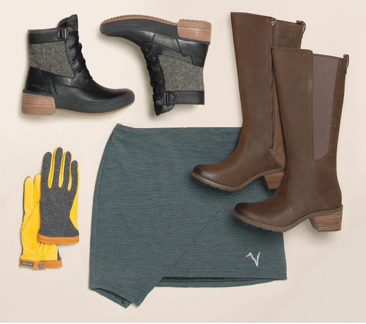 SKI Style: Winter's Wool featuring VOORMI's Access Skirt