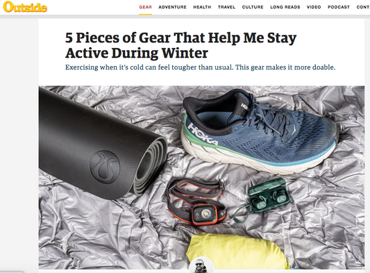 Outside Features the Light Hike Sock